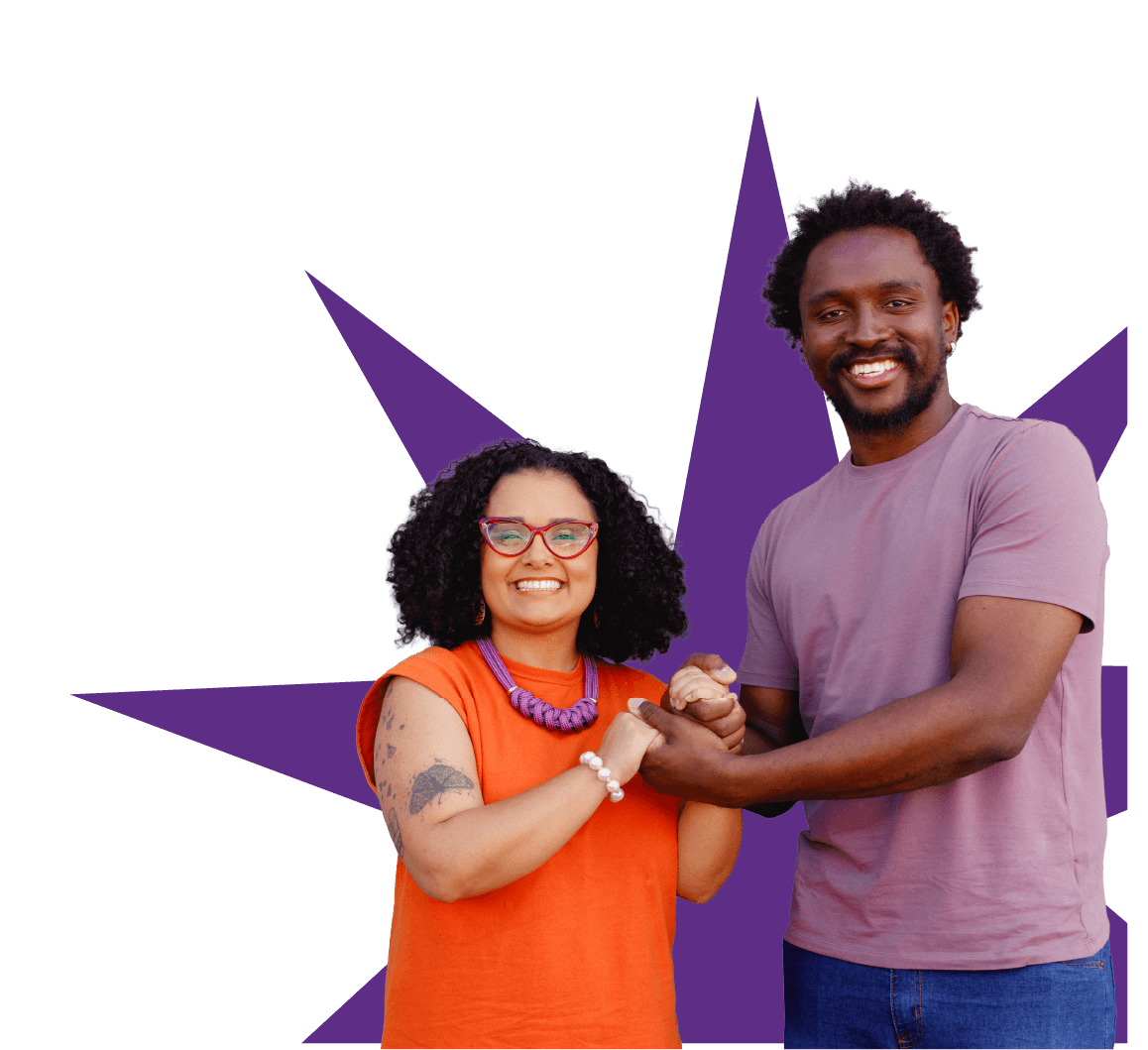 Iza Lourença e Fernanndo Augusto juntos